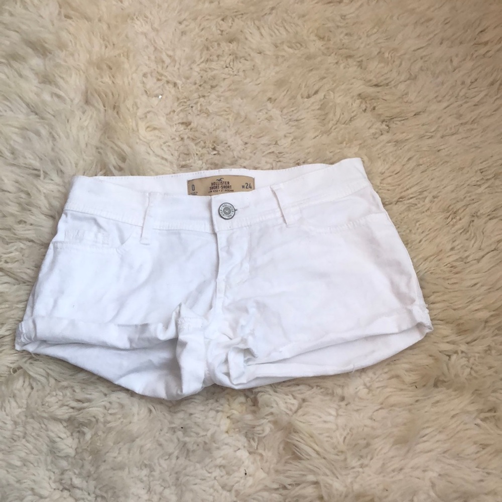 White short shorts